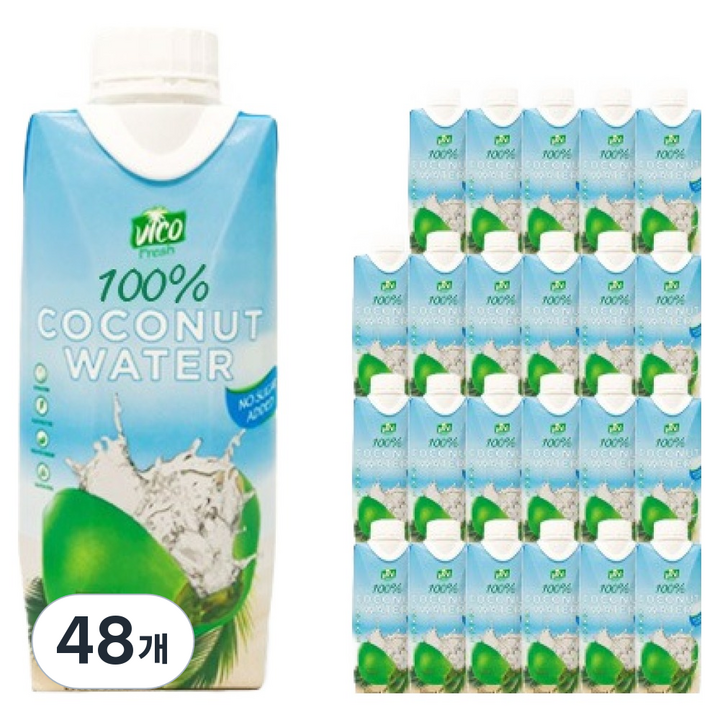 비코프레쉬 비코리치 코코넛 워터, 48개, 330ml