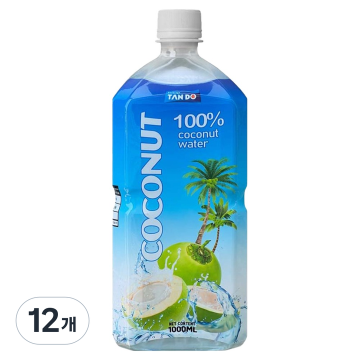 탄도 코코넛 워터, 1L, 12개