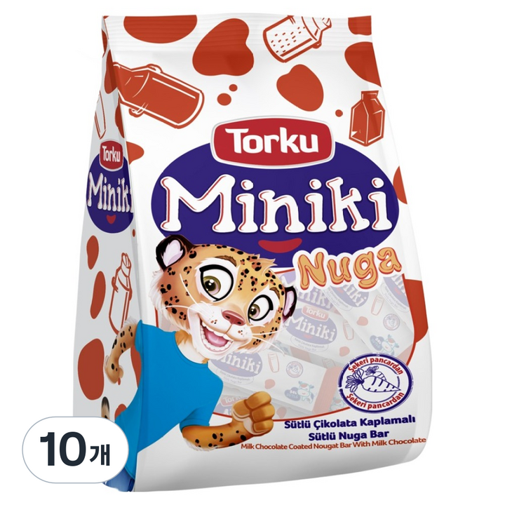 토르쿠 미니키 누가 초콜릿, 240g, 10개