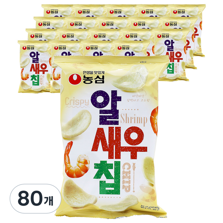 알새우칩, 68g, 80개