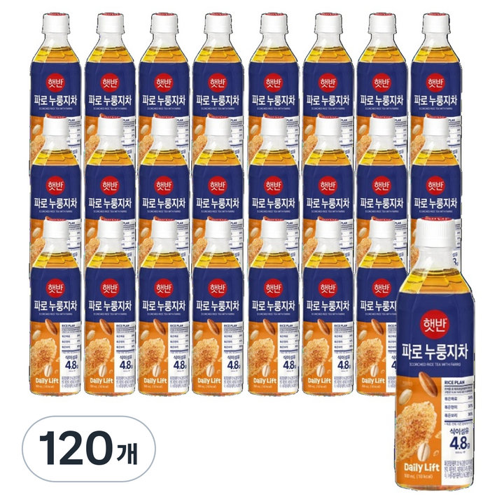햇반 파로 누룽지차, 120개, 500ml