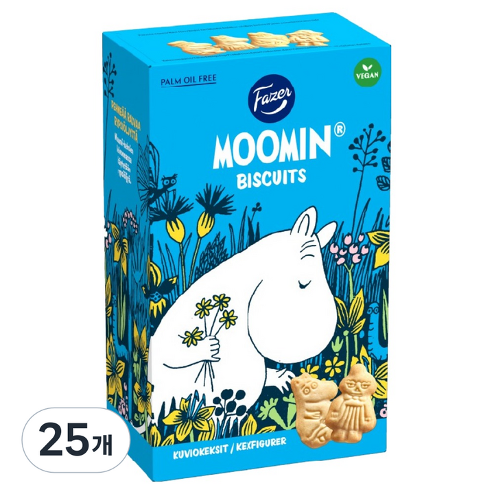 파제르 무민 비스킷, 25개, 175g