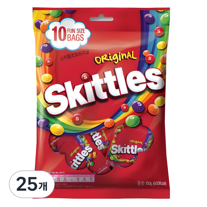스키틀즈 오리지날, 150g, 25개