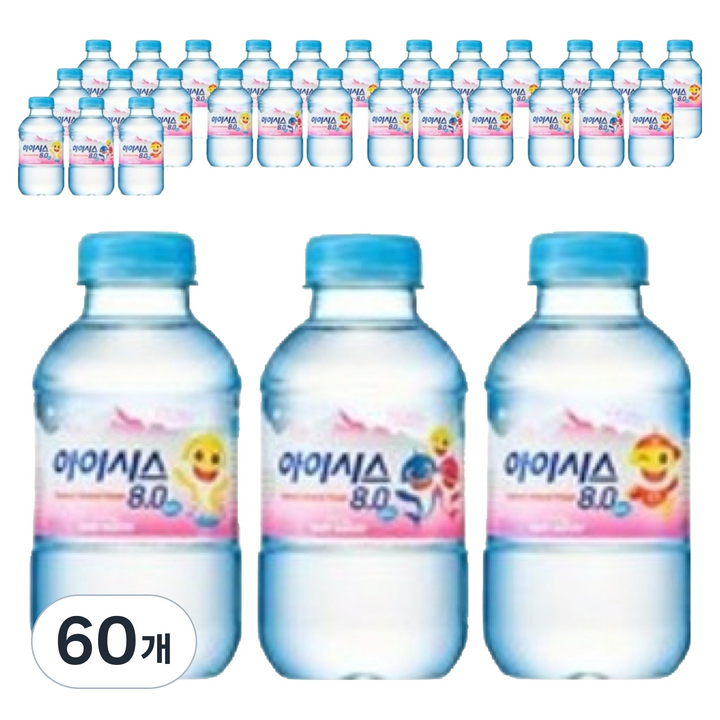 아이시스 8.0 생수, 200ml, 60개