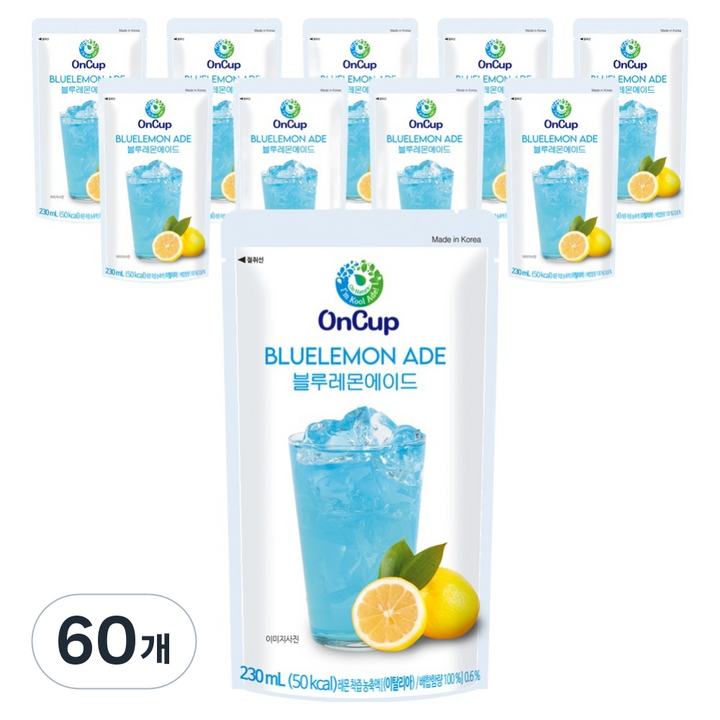 온컵 블루레몬 에이드, 60개, 230ml