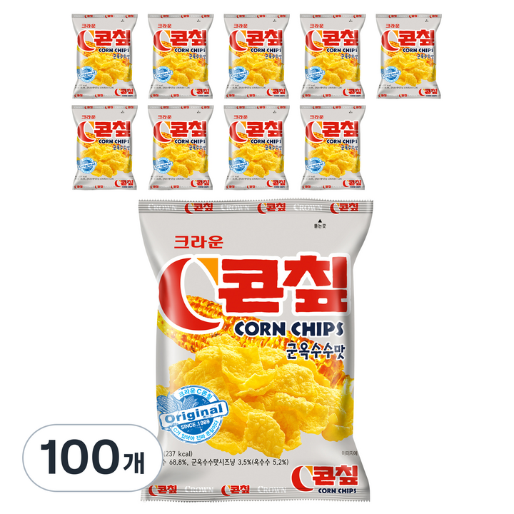 콘칲 C 스낵, 44g, 100개