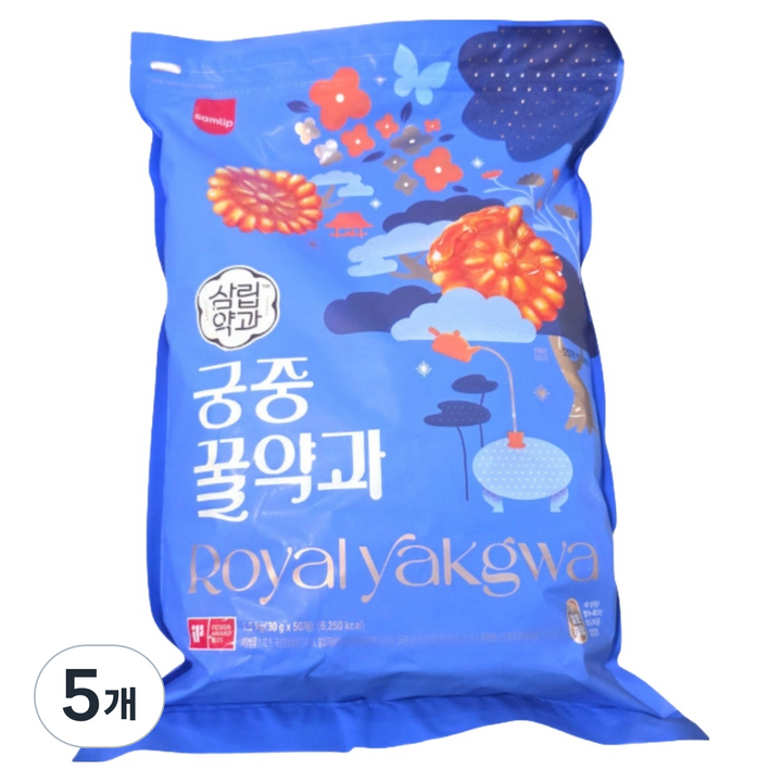 삼립 꿀약과, 1.5kg, 5개