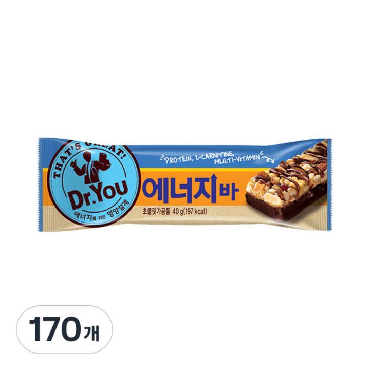 오리온 닥터유 에너지바, 40g, 170개