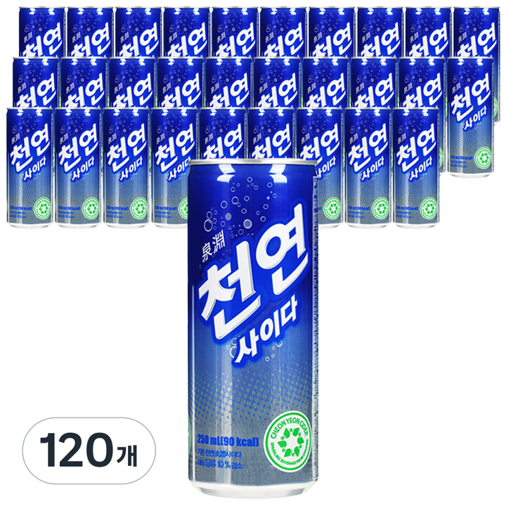 천연사이다, 250ml, 120개