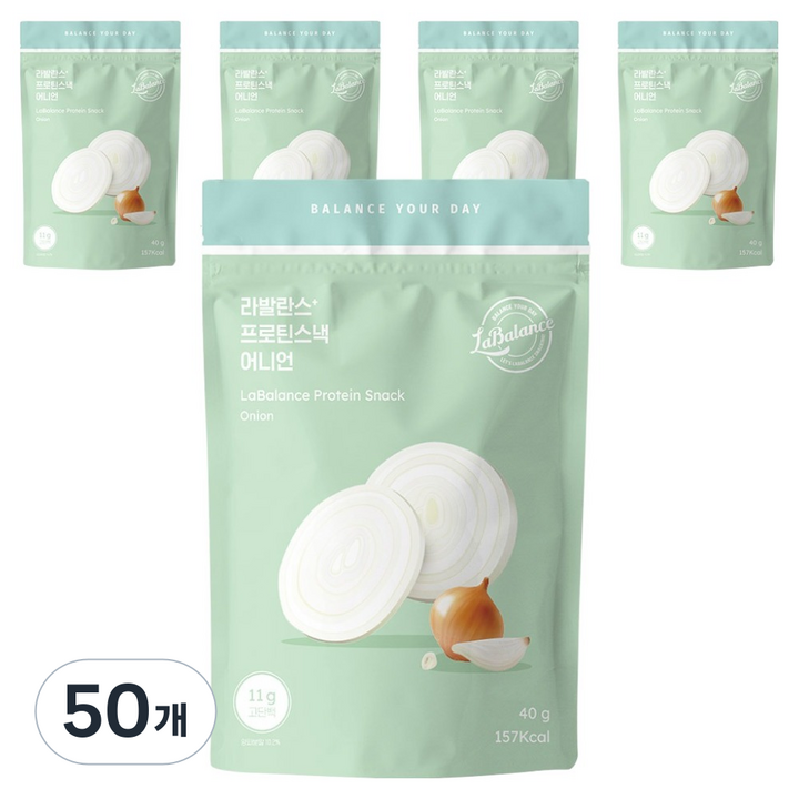 라발란스 프로틴스낵 어니언 과자, 40g, 50개