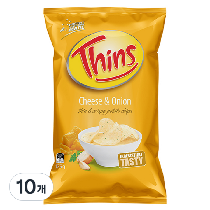 씬 치즈앤어니언, 175g, 10개