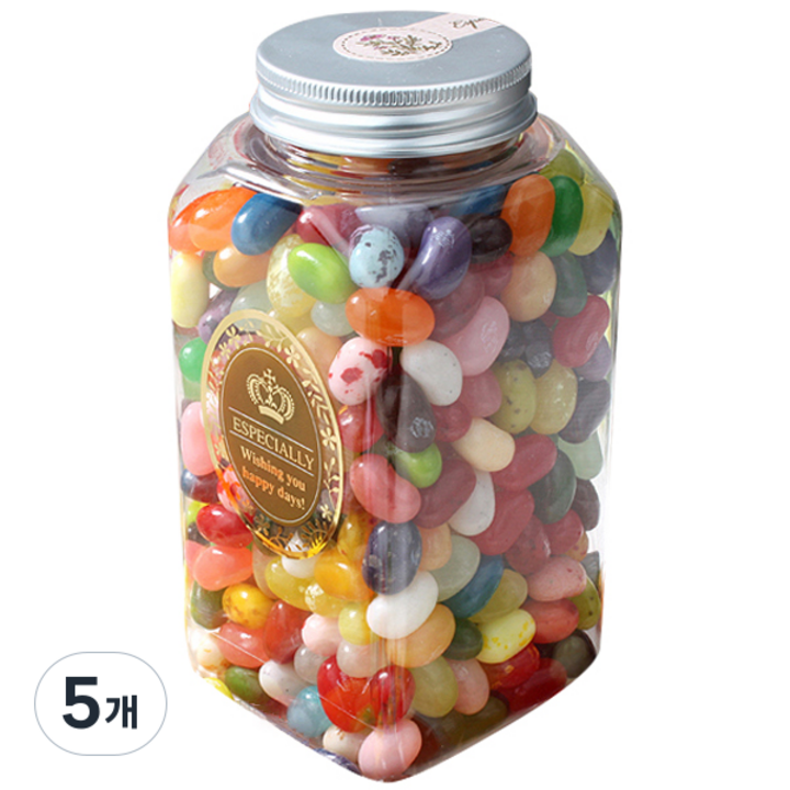 젤리벨리 젤리빈 사탕세트 3호, 450g, 5개