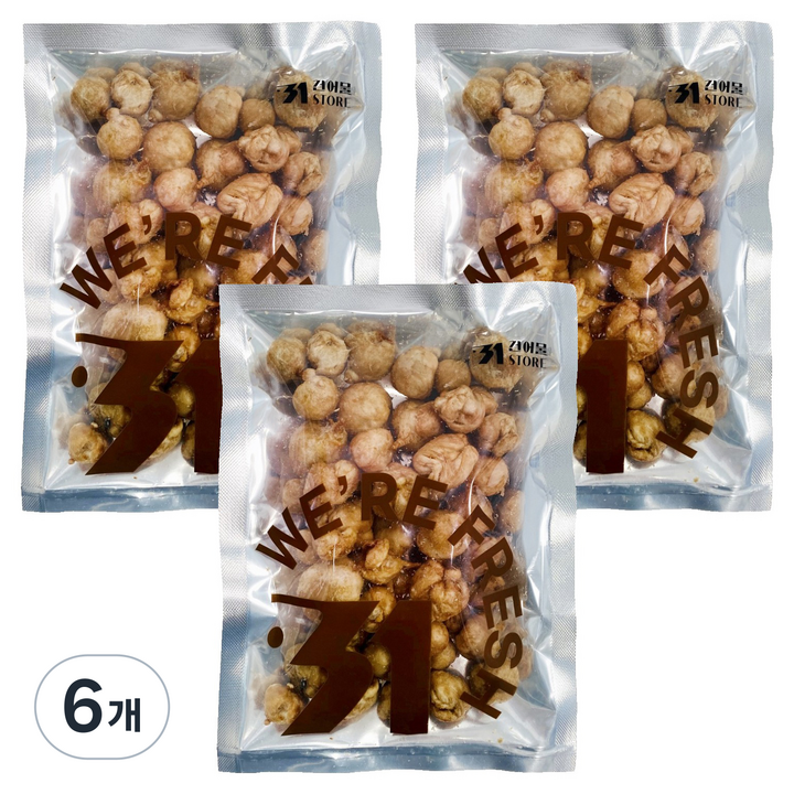 31건어물 오징어 입, 6개, 80g