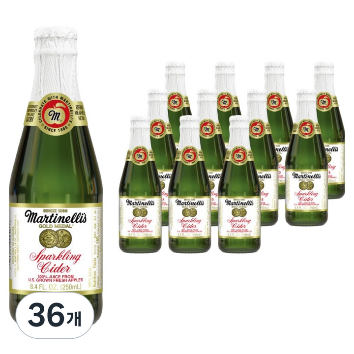 마르티넬리 골드메달 스파클링 사이다, 36개, 250ml