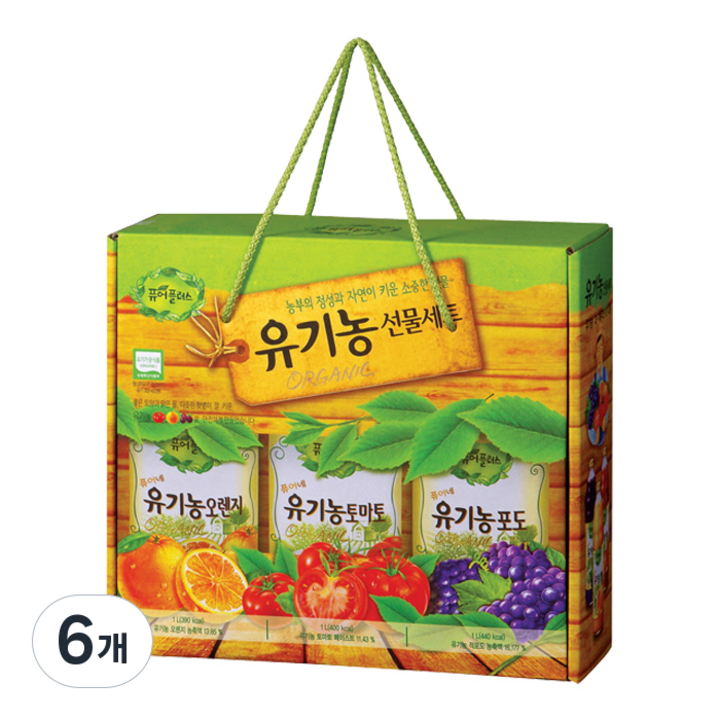 퓨어플러스_유기농, 1ml, 6개