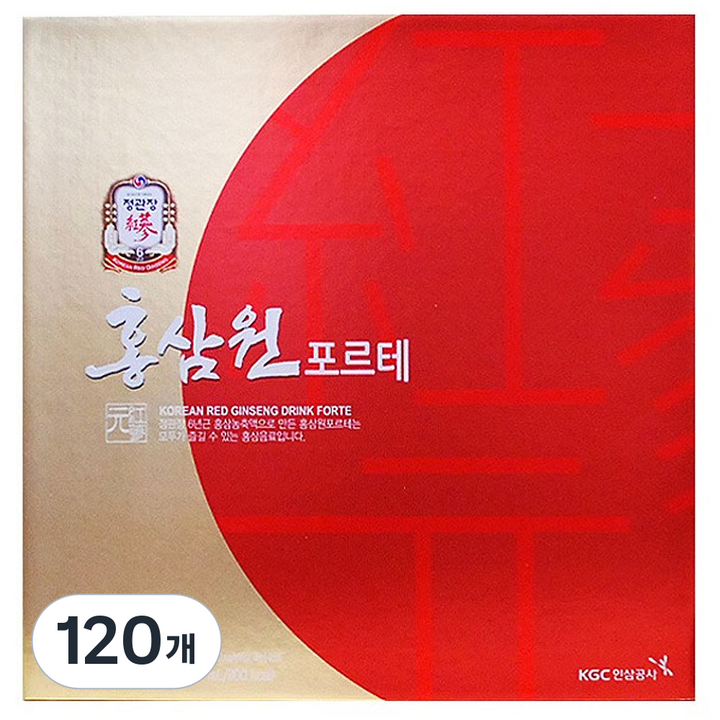 정관장 홍삼원 포르테 30개입, 4세트, 1.5L, 120개