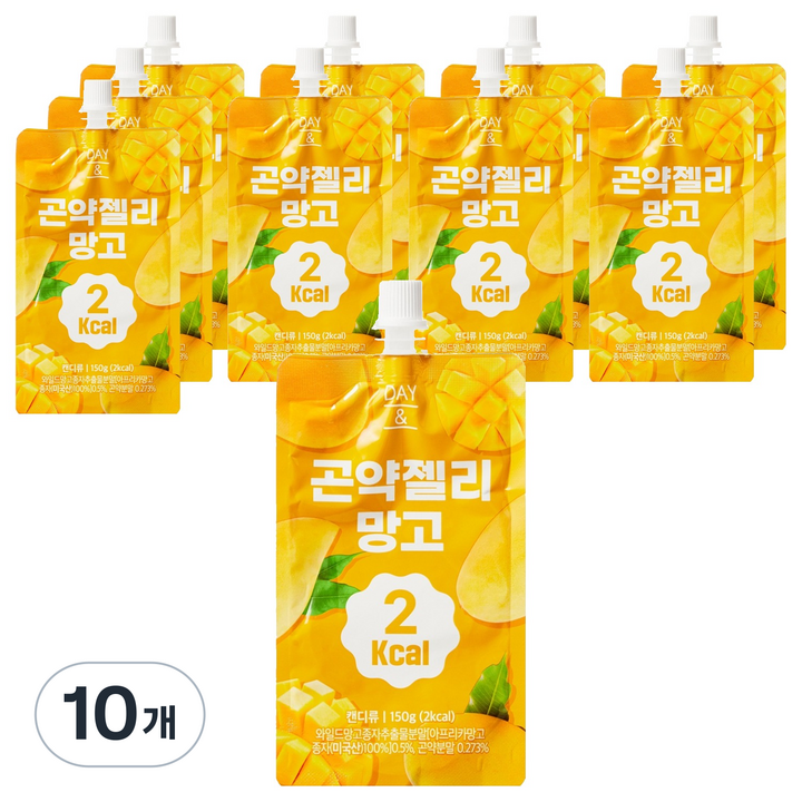 참앤들황토농원 곤약젤리 망고 10개입, 1.5kg, 10개