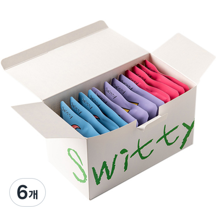 스위티 그래놀라 3종 세트, 6개, 360g