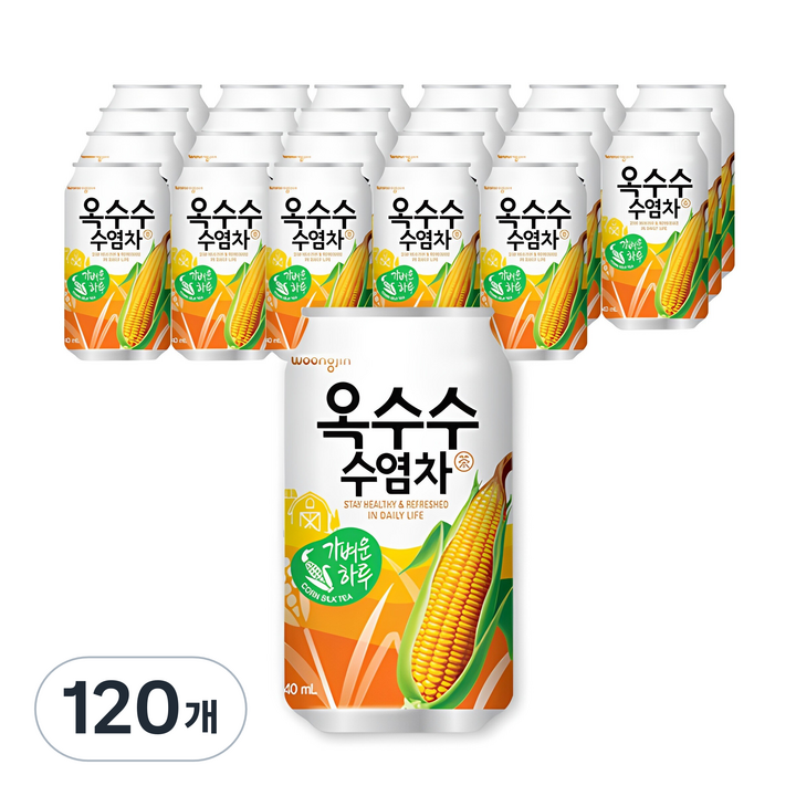 웅진 옥수수수염차, 340ml, 120개