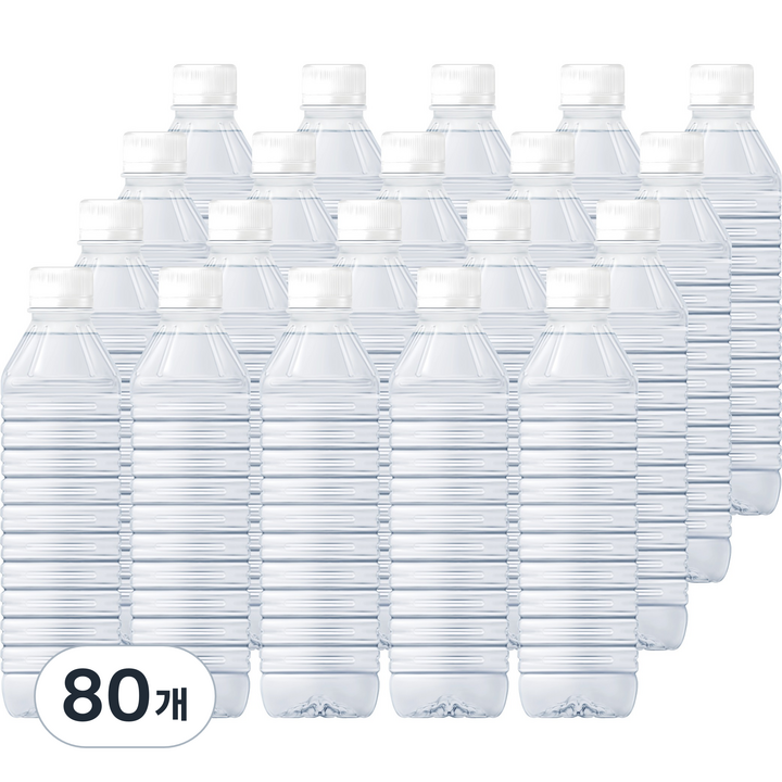 지리산 물하나 ECO 생수, 500ml, 80개
