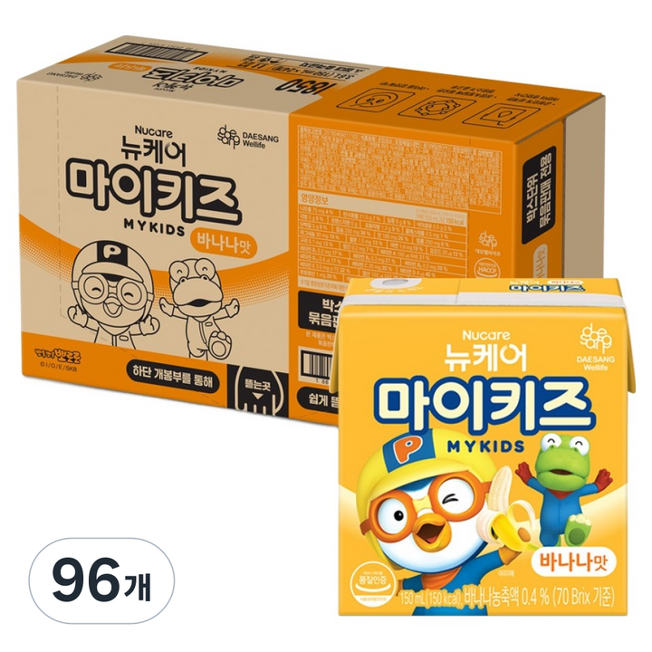 뉴케어 마이키즈 바나나맛, 150ml, 96개