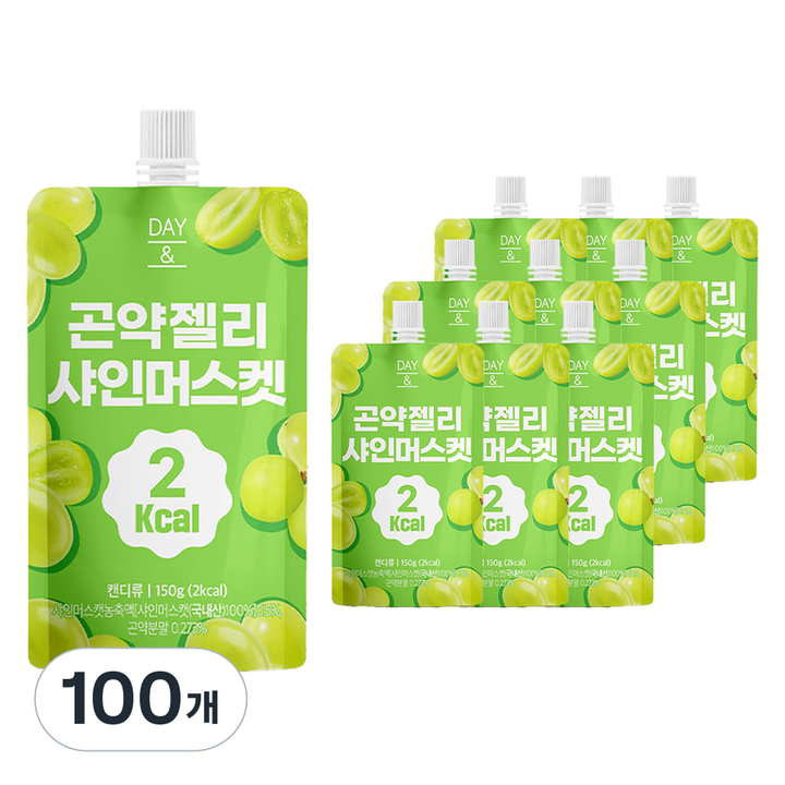 데이앤 곤약젤리 샤인머스켓 2칼로리, 100개