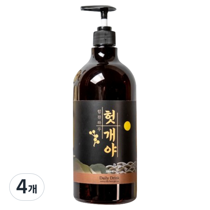 힘찬하루 헛개야, 500ml, 4개