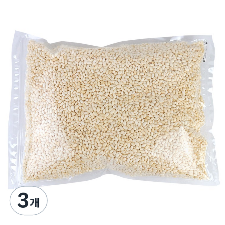 우리가스토리 쌀튀밥 뻥튀기, 450g, 3개