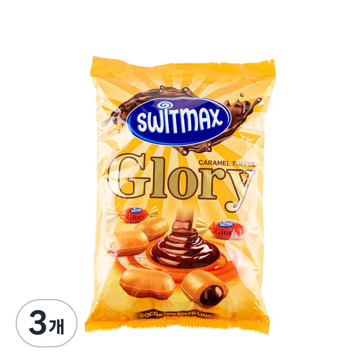 글로리 카라멜 토피 코코아크림, 3개, 1kg