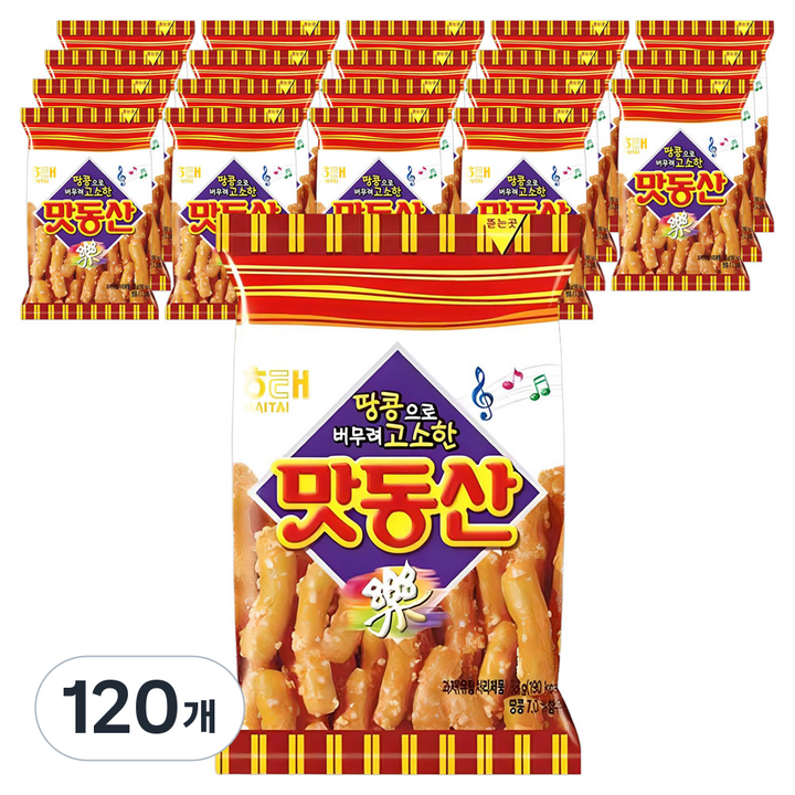 해태제과 맛동산, 38g, 120개