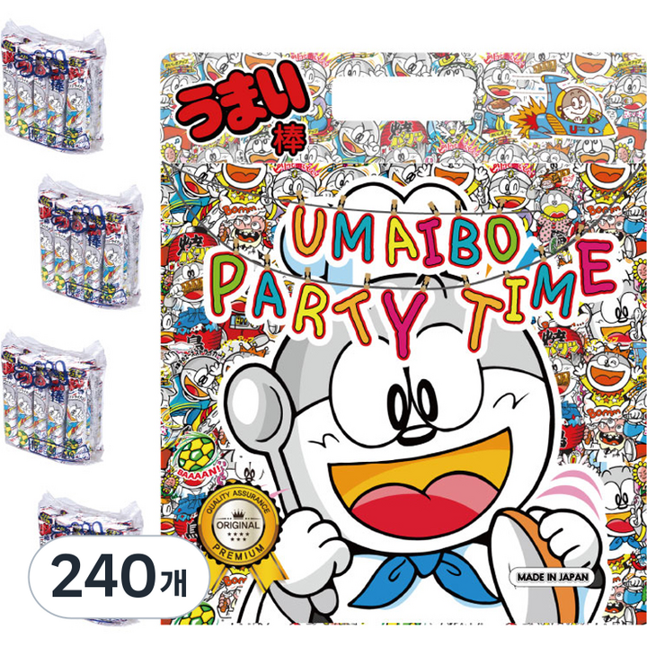 우마이봉 파티타임 슈가러스크맛, 6g, 240개