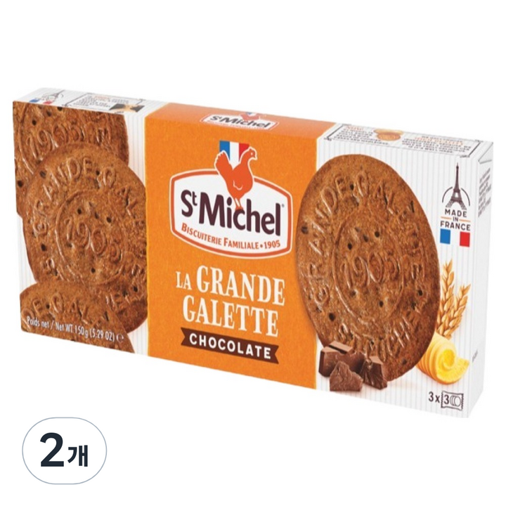 생미쉘 그란데 초코 갈라떼 비스켓, 150g, 2개