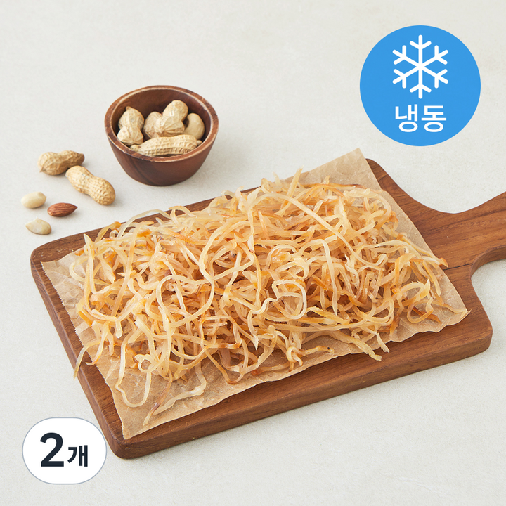 서건푸드 버터구이 조미오징어 슬라이스 채 버터 (냉동), 2개, 300g