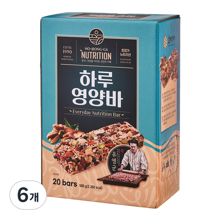 호정가 하루 영양바 20p, 6개, 500g
