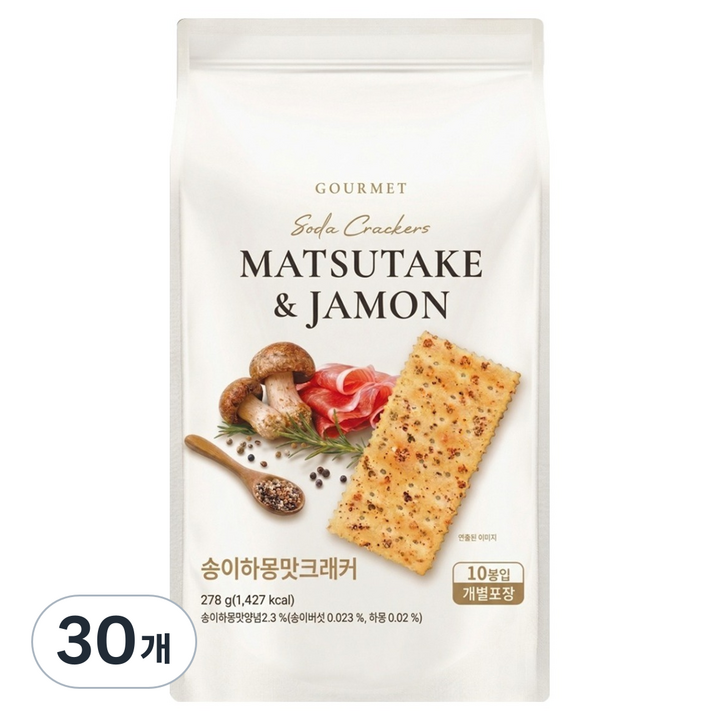 송이 하몽맛 크래커, 278g, 30개