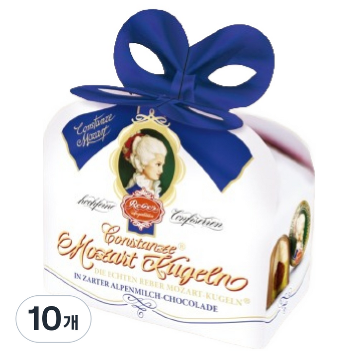 위니비니 콘스탄체 모차르트 쿠겔 초콜릿, 40g, 10개
