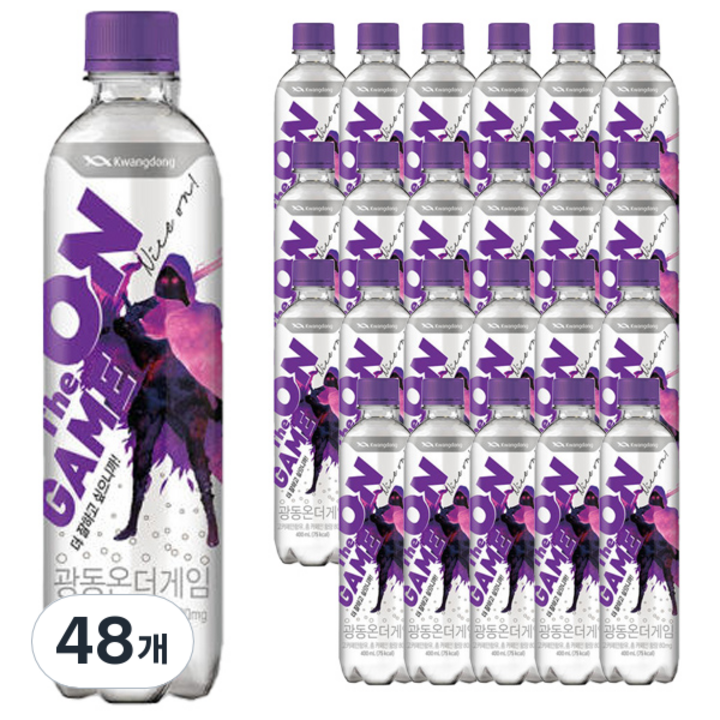 광동 온 더 게임 에너지음료, 400ml, 48개