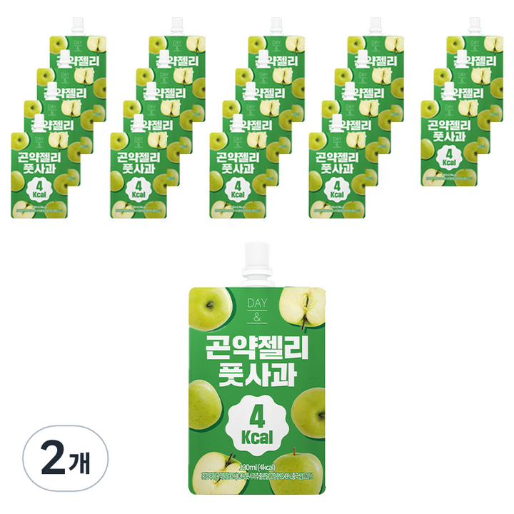 참앤들황토농원 데이앤 풋사과 곤약젤리, 40개