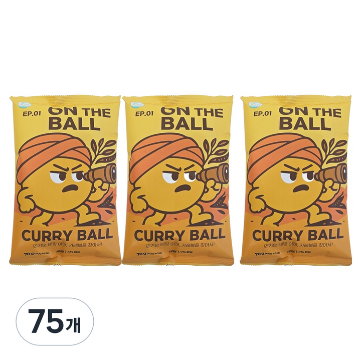 온더볼 바나나맛, 70g, 75개