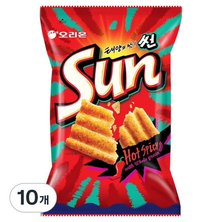 오리온 썬 핫스파이시, 64g, 10개
