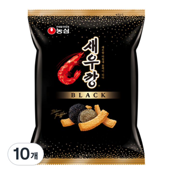새우깡 블랙, 105g, 10개