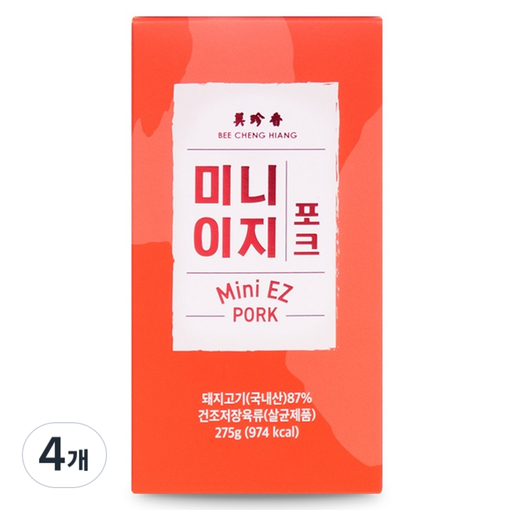 비첸향 미니이지 포크, 275g, 4개