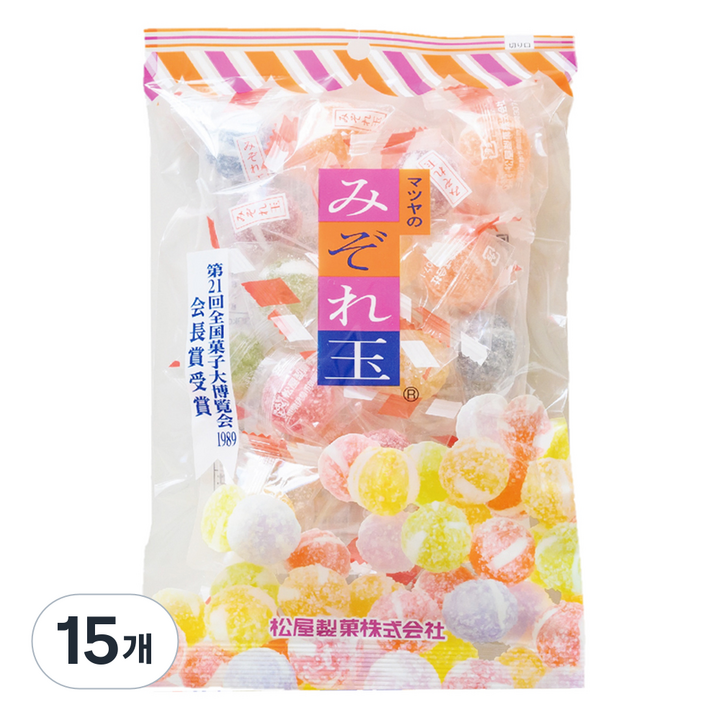 마츠야 미조레다마(볼사탕), 160g, 15개