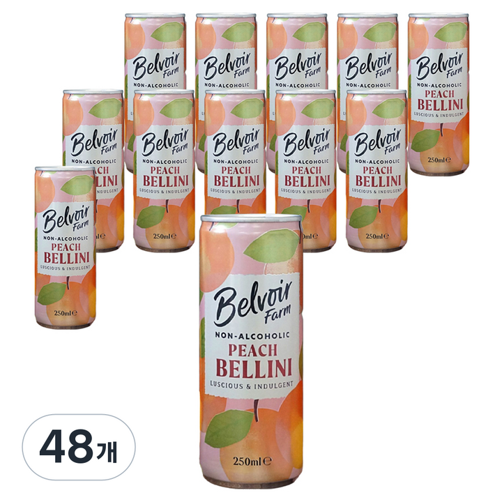 벨부아팜 피치 벨리니, 48개, 250ml