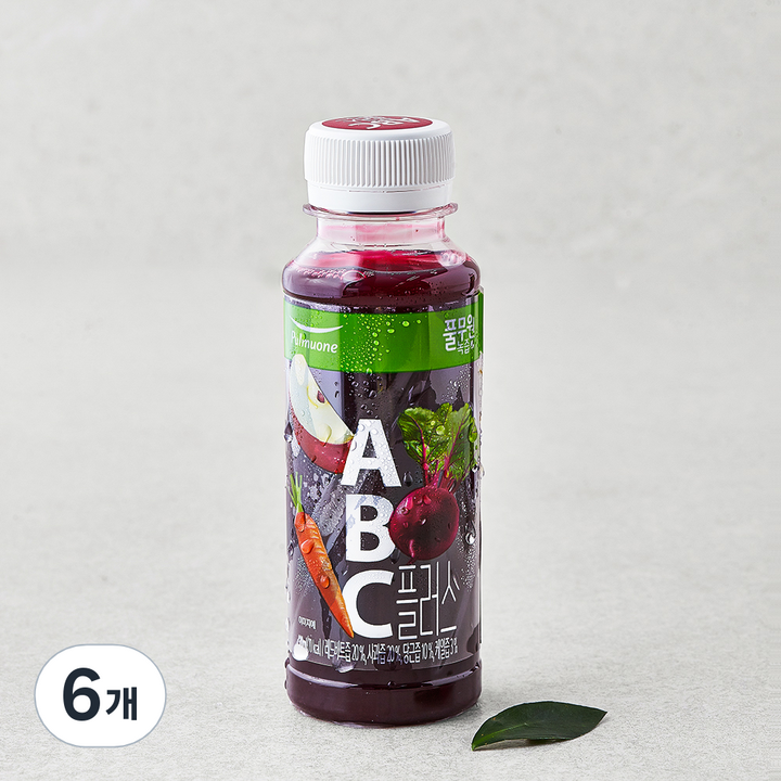 풀무원녹즙 ABC플러스 야채주스, 130ml, 6개