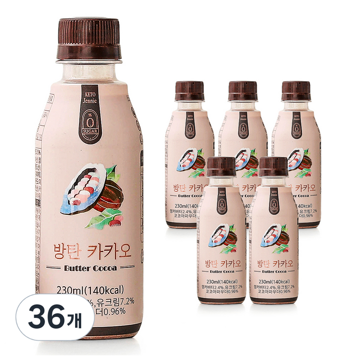 키토제니 방탄카카오, 230ml, 36개