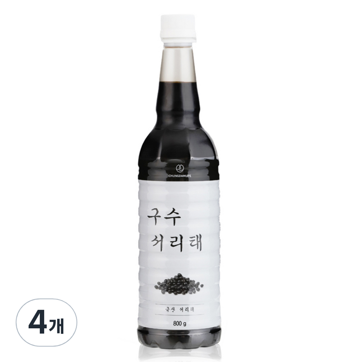 청담라이프 구수 서리태, 4개, 800ml