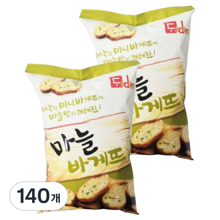 어반티라노 마늘바게뜨 과자, 140개, 90g