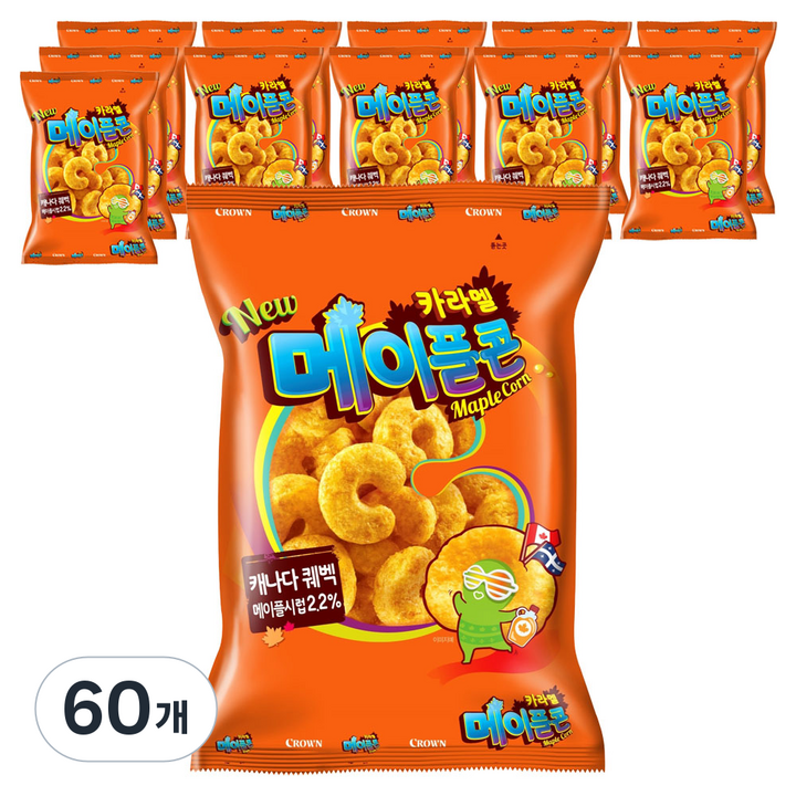 크라운 메이플콘, 124g, 60개
