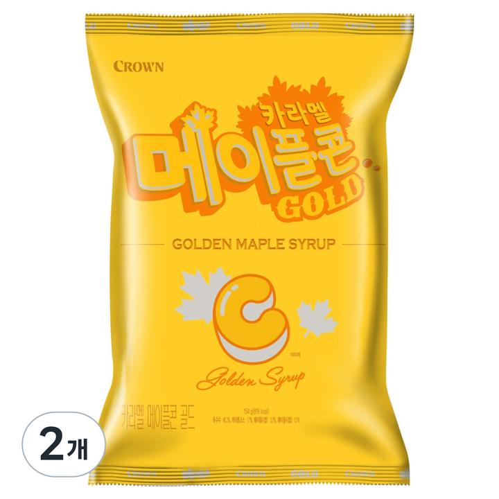 크라운 메이플콘 골드, 154g, 2개